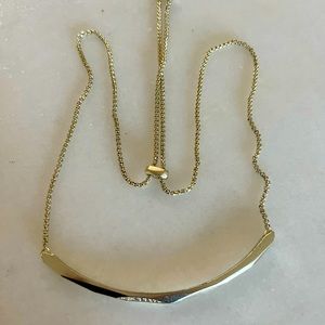 Kendra Scott gold adjustable necklace